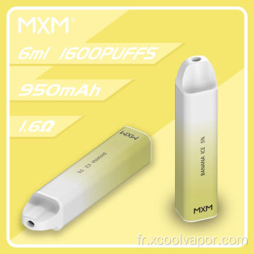 Wholesale bon marché 1500 bouffées jetables Mini ego e-cigarette électronique